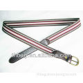 elastic stripe cavas belt